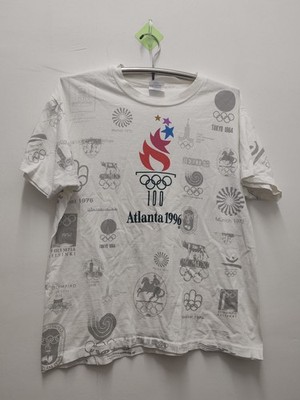 Vintage 1996 Atlanta Fire Allover Print Full AOP ALL Country Munich Tokyo 