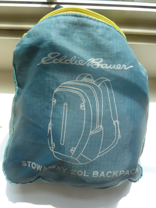 Eddie Bauer Stowaway 20L Backpack, All in One, NWOT, Travel, Compact, Durable