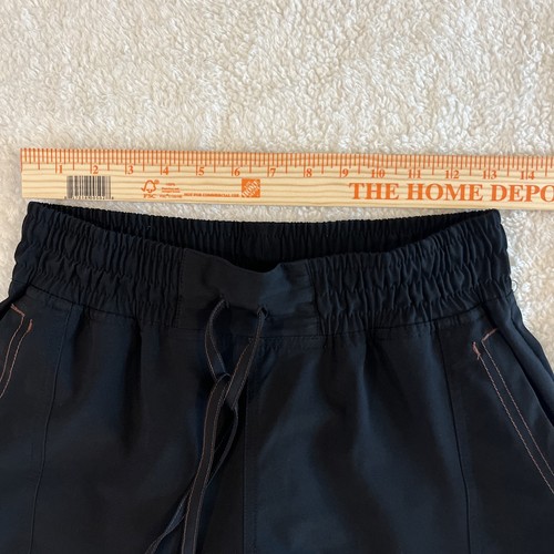 Dickies Scrubs Mid-Rise Jogger Cargo Pants Solid Black w Pockets Womens Petite S - Picture 11 of 15
