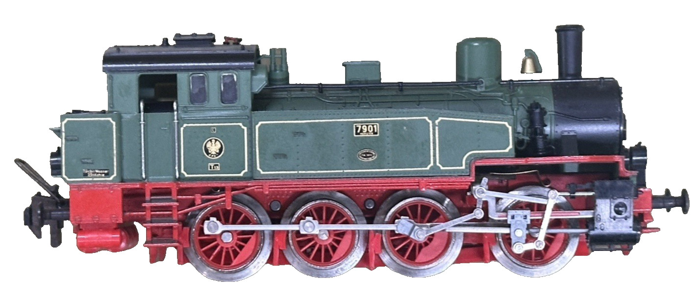 RARE PRE 1990 OO TRIX EXPRESS 3 RAIL K.P.E.V. CLASS T13 0-8-0 - FREE SHIP