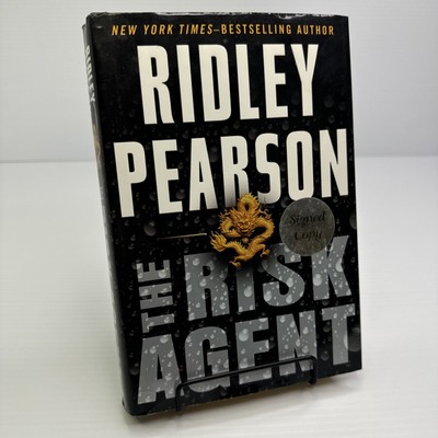 The Risk Agent Ridley Pearson Signed! First Edition 2012 G. P. Putnam's Sons