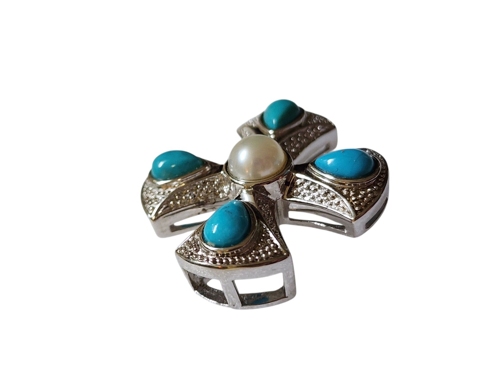 Affinity CROSS Signed EA 925 Turquoise Pearl Marc… - image 12