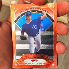 Donruss Preferred Bronze Rookie Glendon Rusch Kansas City Royals Trading Card. rookie card picture