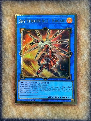 Sky Striker Ace - Kagari MAGO-EN038 YuGiOh Maximum Gold card