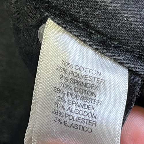 Kenneth Cole Jeans Womens 8 Black Skinny Reaction Stretch Zip Ankle Cotton 30x26 - Picture 5 of 13