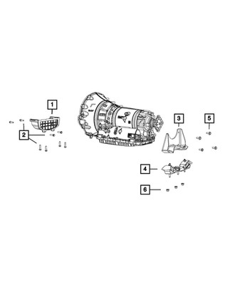 Genuine Mopar Transmission Mount Bracket 68147349AB