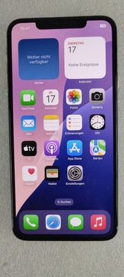 Apple iPhone XS Max in Farbe Silber, 512 GB, ohne Simlock, Akkukapazität 100%