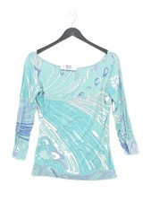 Emilio Pucci Women's Top L Multi Viscose with Elastane Jersey