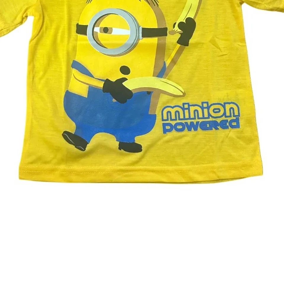 Despicable Me Minion Powered Little Boy's Graphic Print T-Shirt Size 4 NWT - Image 4 of 4