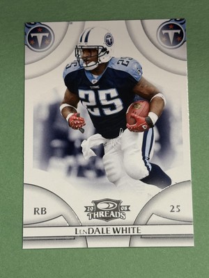 LenDale White 2008 Donruss Threads Tennessee Titans #143 V374