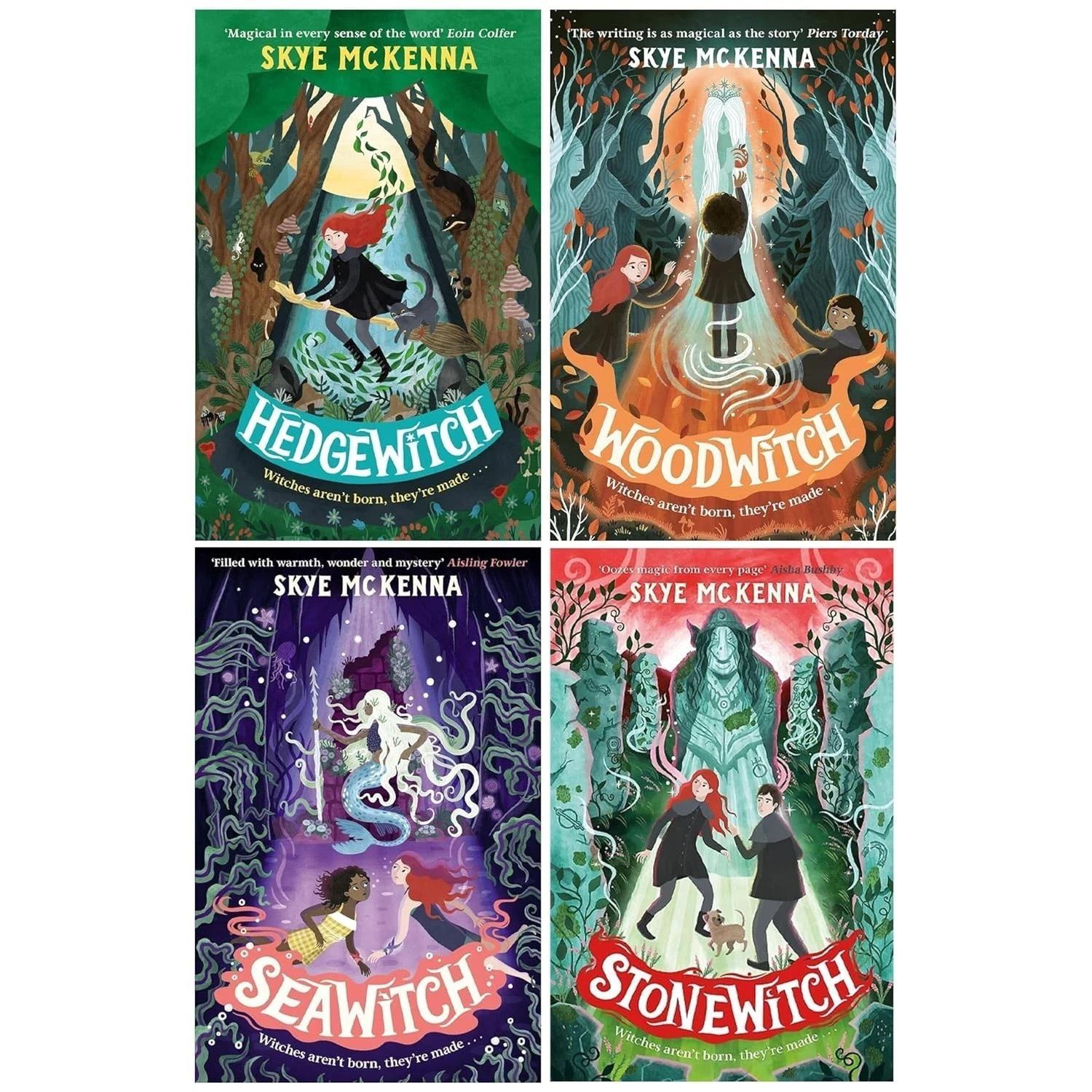 Hachette Girls Blue/Dark/Light Hedgewitch Series By Skye Mckenna 4 Books Collection Set - Ages 9+ - Paperback - Image 4