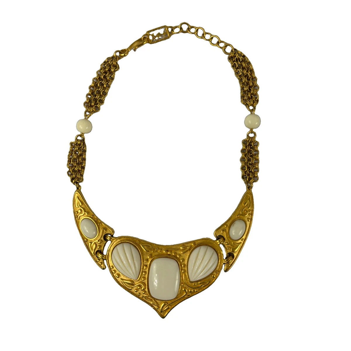 Ysl Necklace In Vintage Designer Costume Necklaces & Pendants for