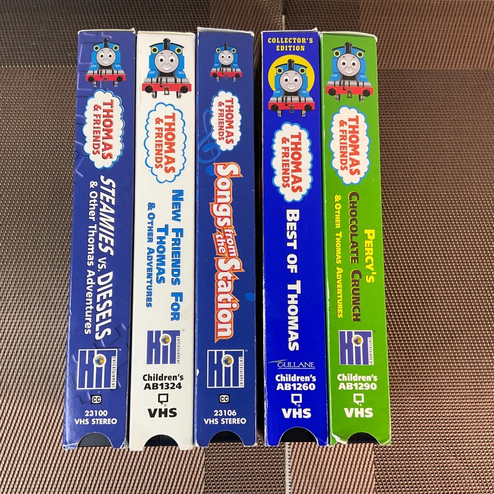 Thomas & Friends 5 VHS Tapes Lot - Best of Thomas, Percy’s Chocolate, Tested - Image 3 of 4
