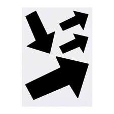 4 x 'Arrow' Temporary Tattoos / Transfers TO00005654 