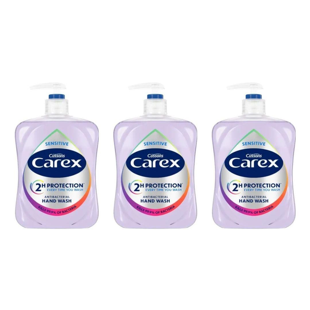 Carex Sensitive Antibacterial Handwash 500ml - Image 3