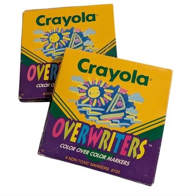 Crayola 90s Vintage Overwriters Markers Rare