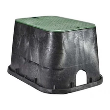 Nds 113Bc Rectangular Valve Box, Polypropylene, 12-1/4 In H X 15-1/2 In W X 21