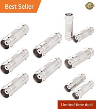 BNC Female to Female, 5 Pack BNC Barrel Connector Coupler, Extend Cables on C...