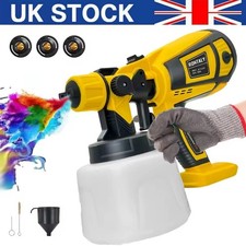 Paint Sprayer Cordless For DeWalt 18V Battery Powered Power Spray 1000ML 4Nozzle