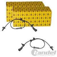 2X Hella ABS-SENSOR Raddrehzahl Vorne Links+Rechts Passend FüR Tesla Model