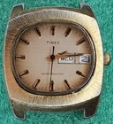 C1685 mens Timex TV Style Manual Wind Up Old Vintage Watch Parts lot