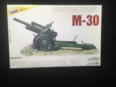 ZVEZDA 1/35 M-30 Soviet Howitzer 122mm   #3510 Plastikbausatz
