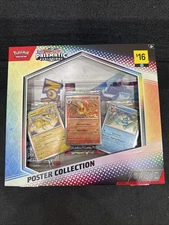 NEW Pokemon TCG S&V Prismatic Evolutions Poster Collection Box Sealed DG Sticker
