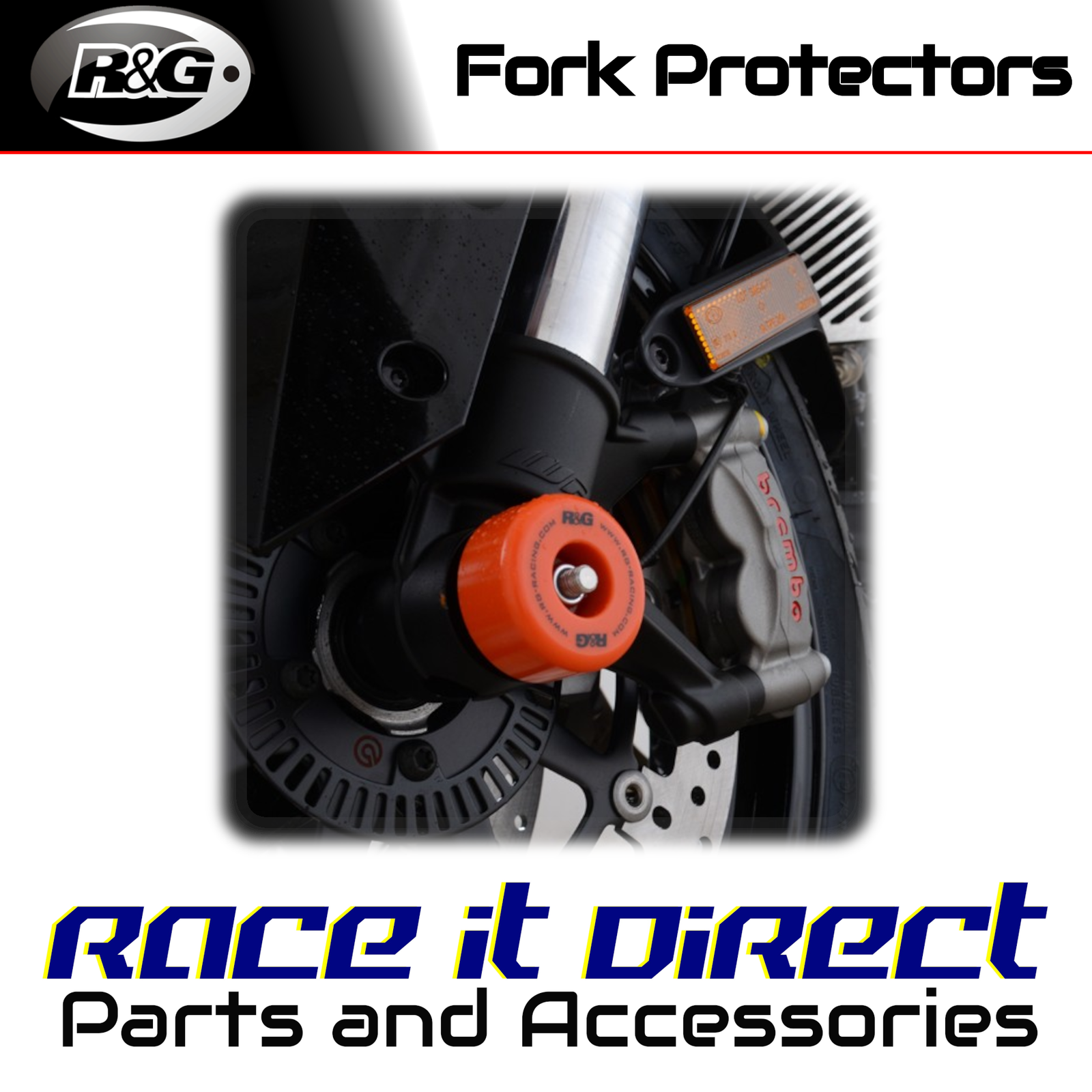 R&G - FP0227OR - Fork Protectors