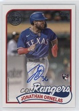 2024 Series 1 1989 Topps Baseball Jonathan Ornelas #89BA-ORN Auto 4z8