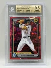 2024 Bowman Chrome Sapphire Konnor Griffin Red Refractor #3/5 BGS 9.5 POP 1