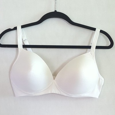 Warner's White Elements of Bliss Support & Comfort Wireless Lift T-Shirt Bra 38C