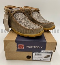 Twisted X Women's Chukka Driving Mocs Shoes D WDM0080 Bomber Nude 6.5 M 04001