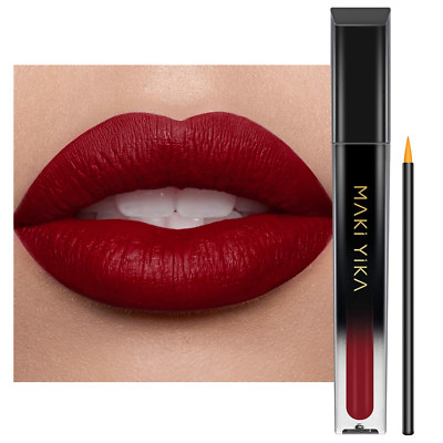 MAKI YIKA Dark Red Lipstick for Women Color Stay Long Lasting Lipstick,No Smudge