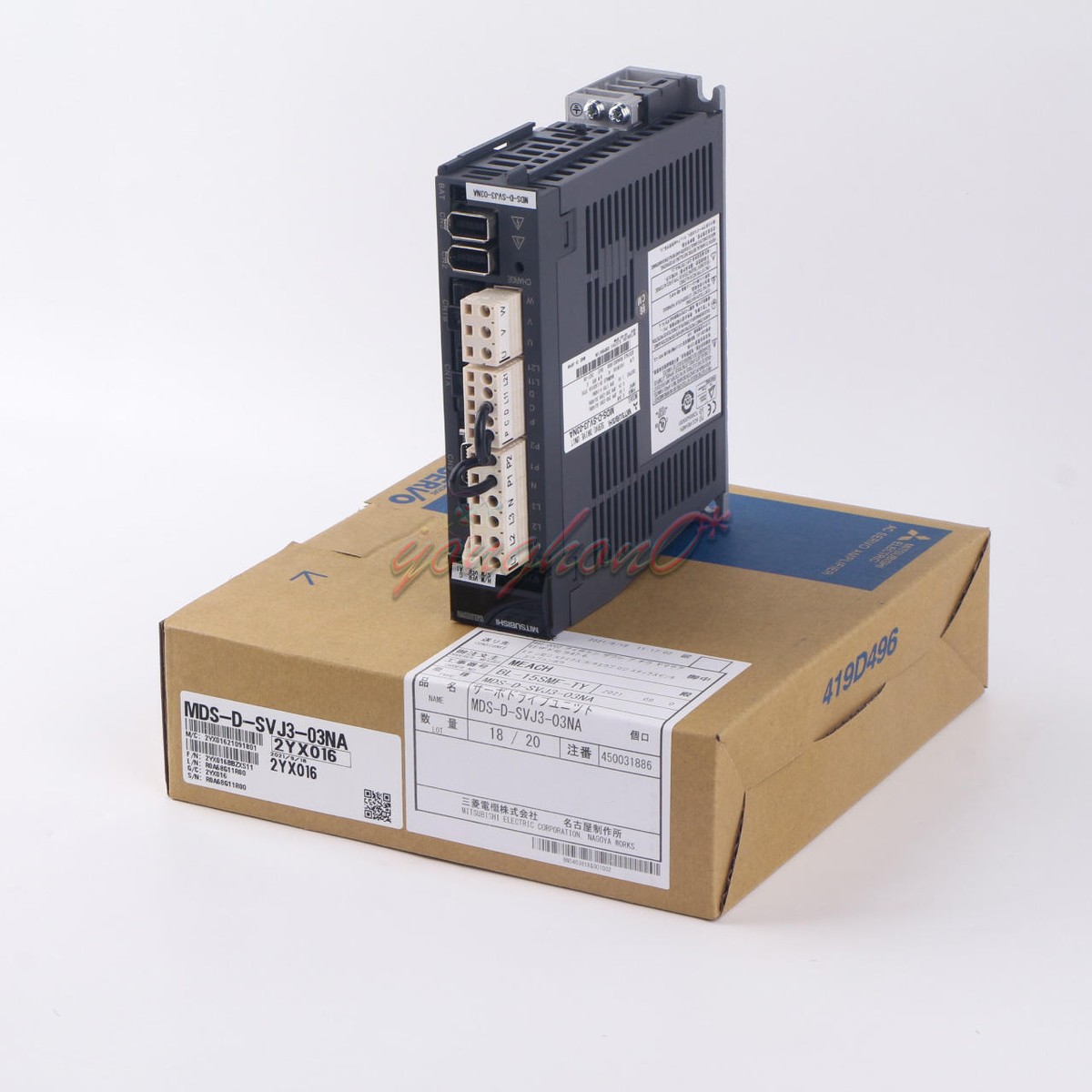 三菱電機　サーボドライバ　MDS-D-SVJ3-03NA Mitsubishi MDS-D-SVJ3-03NA Servo Drive Unit Frequency of use