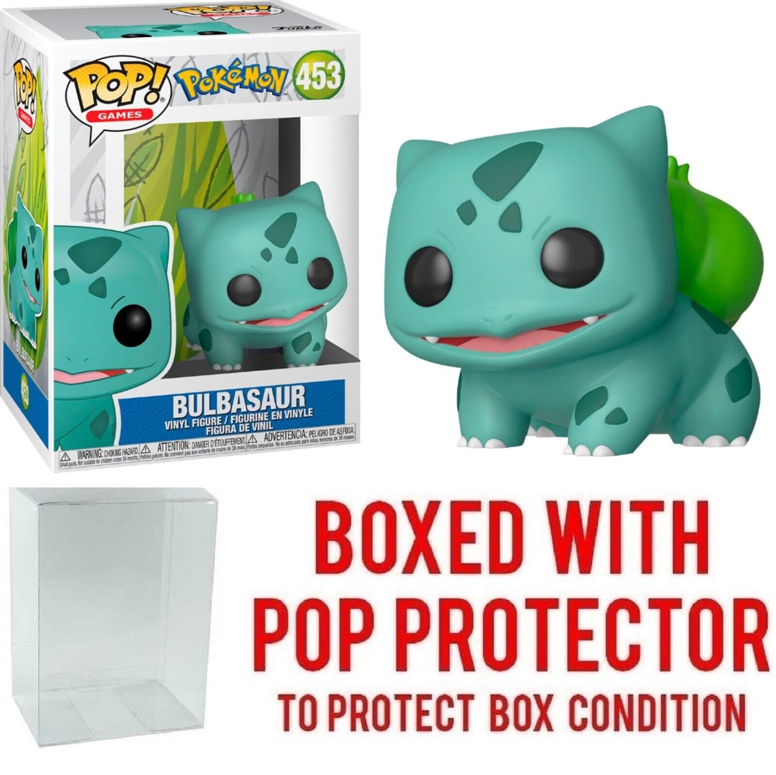 FUNKO POP BULBASAUR 453 9 CM POKEMON NUOVO SIGILLATO – GamesPark92