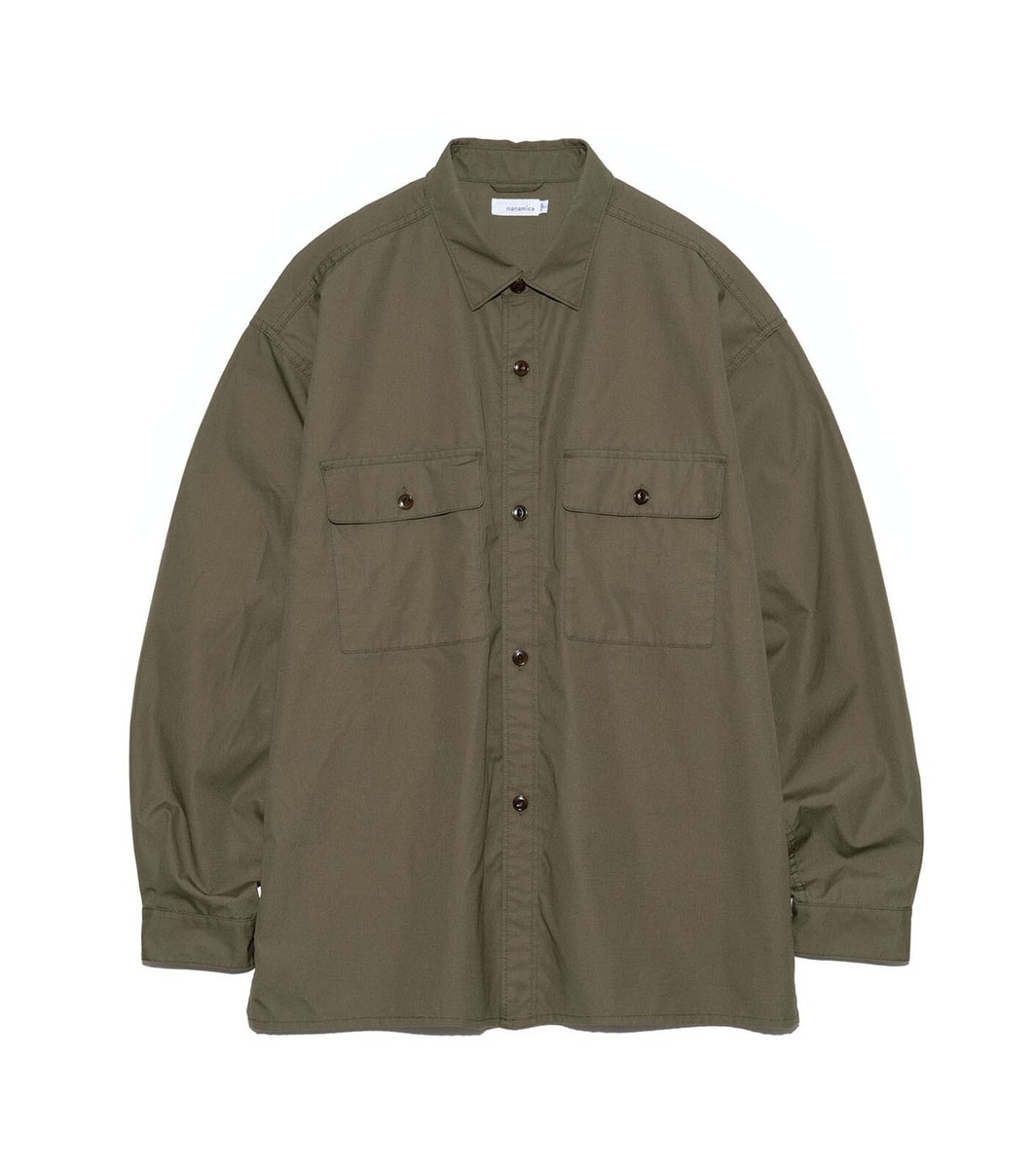 新品 nanamica Utility Light Wind Shirt L nanamica FW23 - Utility Light Wind Shirt – nanamica NEW YORK