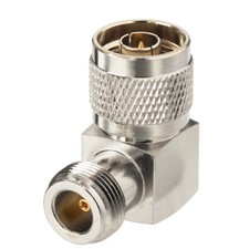 N Type Male to N Type Female Right Angle RF Coaxial Connector Adapter for Radio