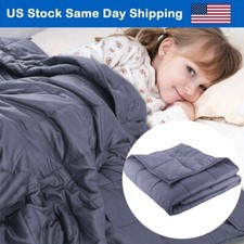 5lbs Kids Weighted Blanket 36"x48" Cotton Reduce Stress Anxiety Relax Deep Sleep