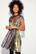 Free People Dance Til Dawn Mini Dress Size Small NEW MSRP: $187 Women