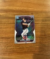 Brandon Winokur 2023 1st Bowman Draft Chrome Asia Mojo Refractor SP NRMT+ Rookie
