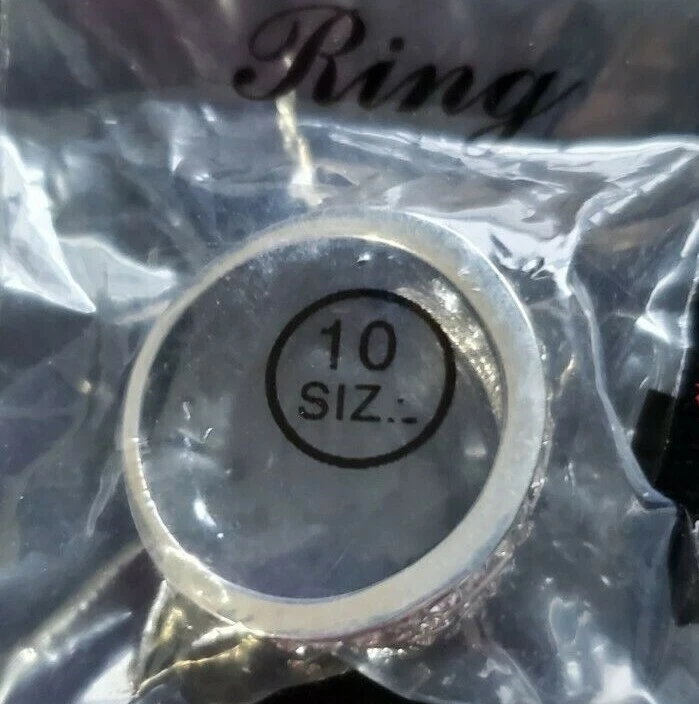 Anillo de Lujo AAA CZ Oro Blanco Relleno "NANA" Anillo Talla 10, Totalmente Nuevo Foto 4 de 4