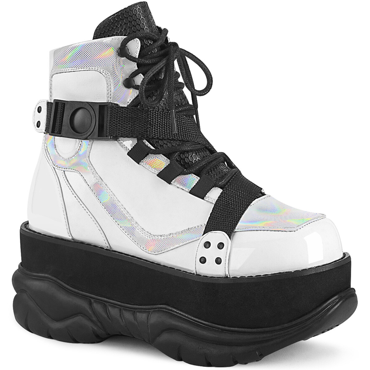 white 90s boots