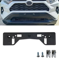 Front License Plate Tag Frame Bracket w/ Hardware For 2019-2023 Toyota RAV4