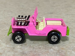 matchbox pink jeep