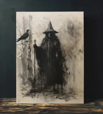 The Bringer of Death, Printable Wall Art, Dark Horror Fantasy