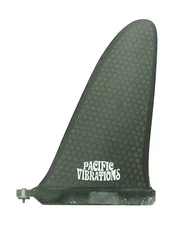 10.75" PACIFIC VIBRATIONS STRAIGHT BACK Longboard SURFBOARD Fin FIBERGLASS NEW