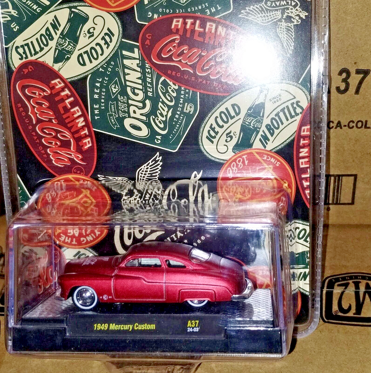 ☆コカ・コーラ☆1949年型マーキュリー・クーペ☆ジョニー・ライトニング M2 Machines 1949 Mercury Custom Coca-Cola A37 1:64 coke merc | eBay