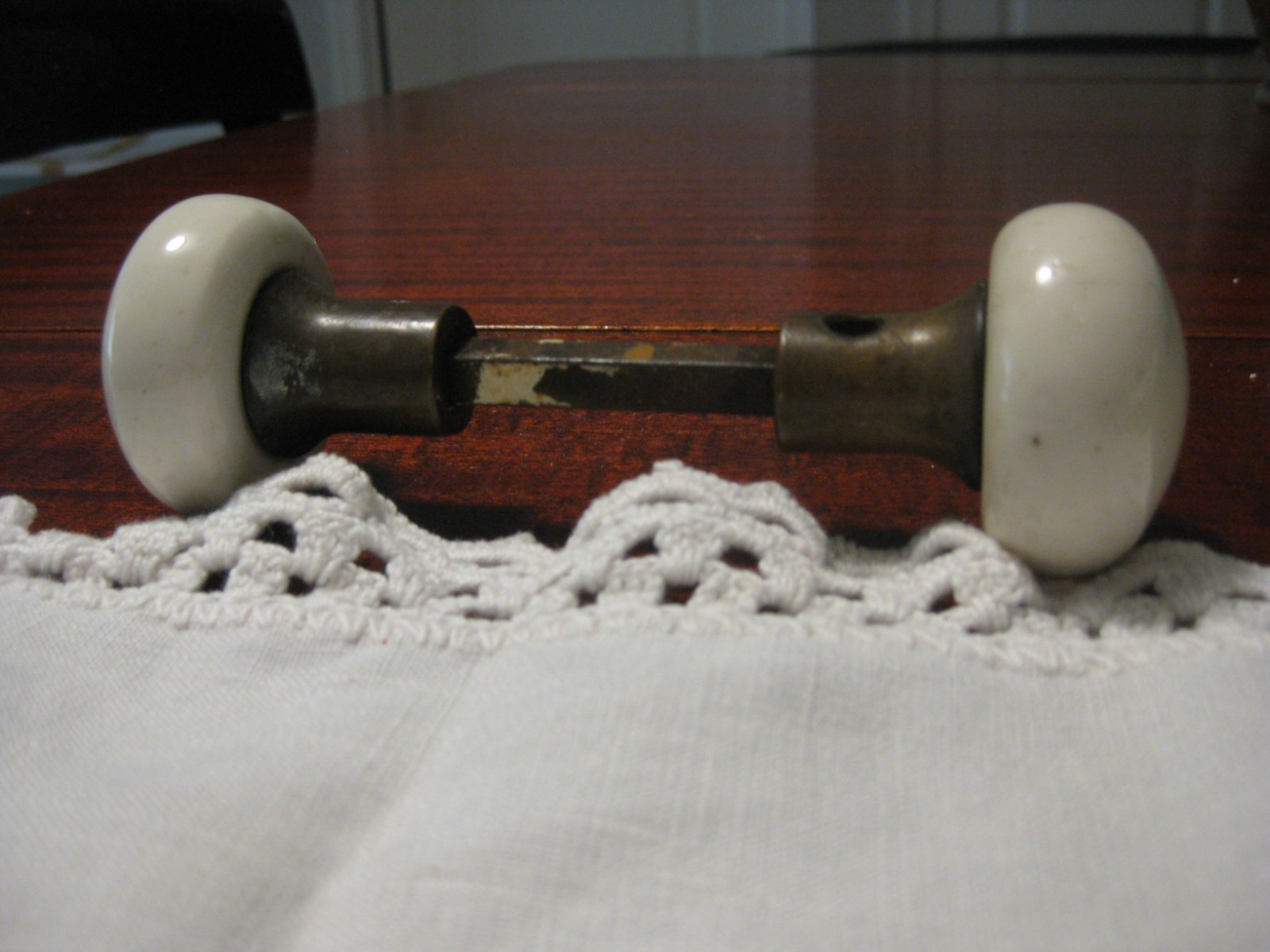 Antique White Porcelain Door Knobs eBay