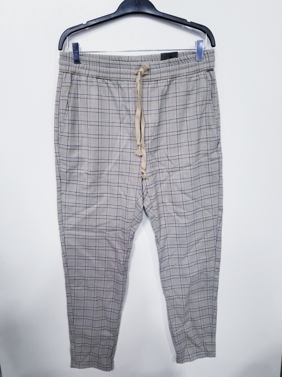 Only & Sons Smart Check Pants in Beige M | eBay