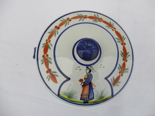 Henriot Quimper Pot couvert vintage - Bild 5 von 12